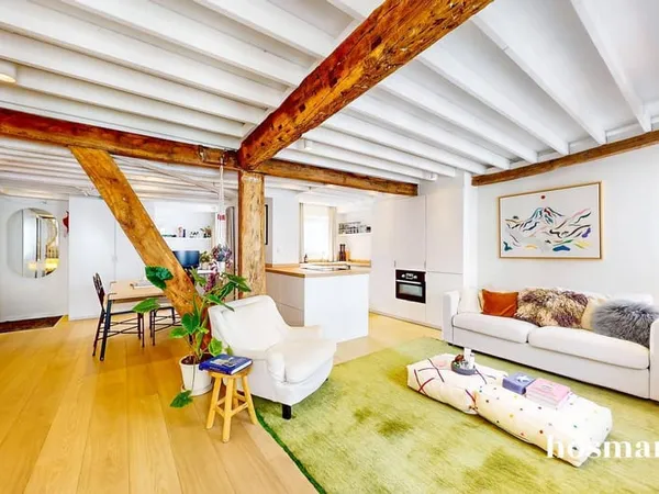 PARIS 20 ème - Rue de Tourtille - Magnifique Loft totalement rénové