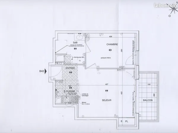 Appartement T2 proche Buttes Chaumont