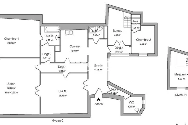 Appartement 5 pièces 171 m²