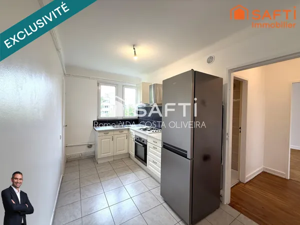 Superbe appartement de 3 pièces disposant d'une cave et d'un grenier !