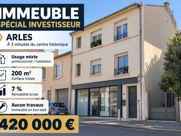 Immeuble de rapport 200 m²