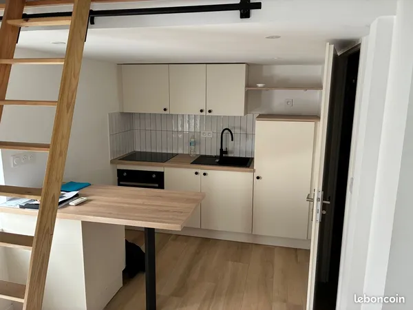 Studio meublé avec mezzanine - 29,4 m² - Climatisation