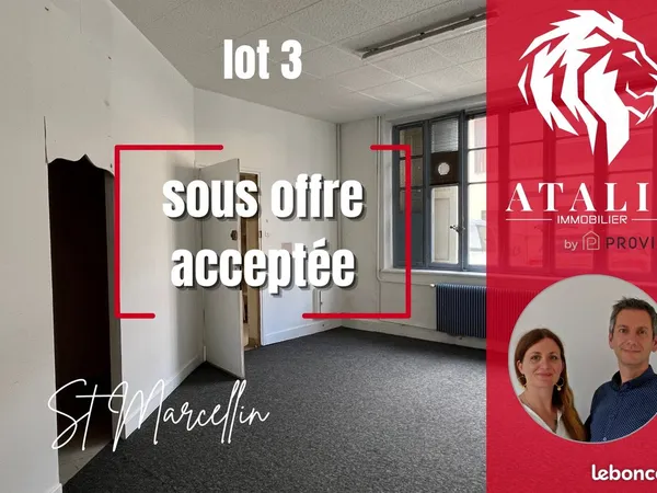Studio 1 pièce 27 m²