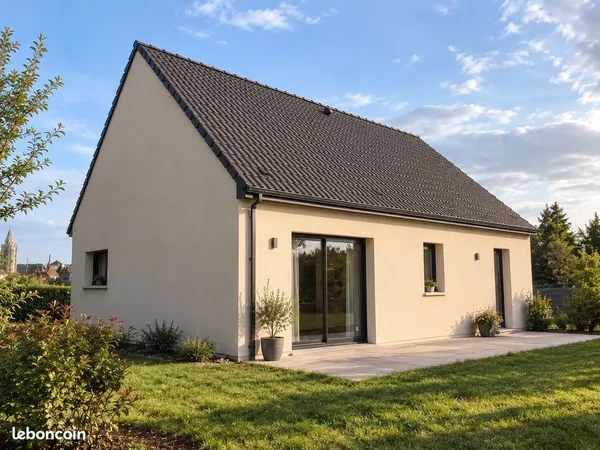 Maison T3 lumineuse avec 2 chambres