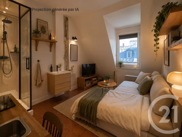 Chambre de service 7 m²