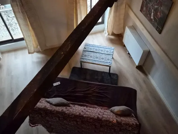Vaste studio duplex meublé