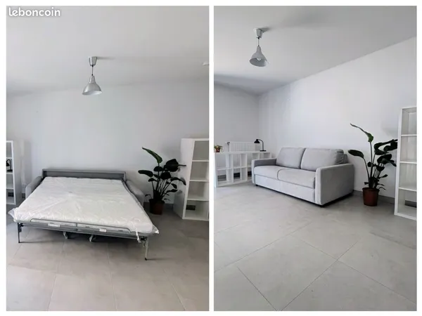 Studio meublé 32m2 + garage