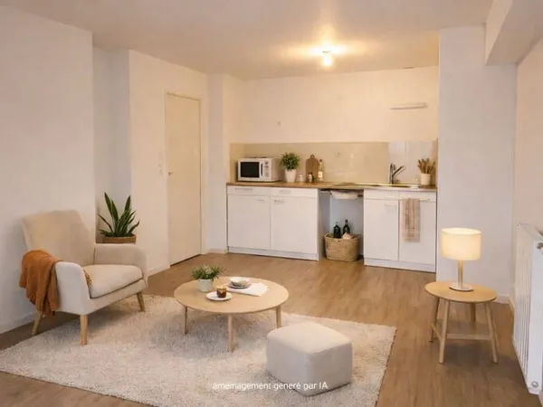 Appartement 2 pièces 44 m²