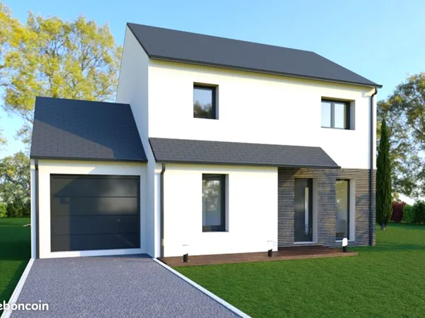 Projet de construction d'une maison 102.83 m² avec terrain à ROMILLE (35)