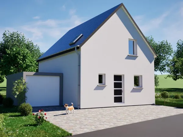 Maison avec garage sur env. 6.5 ares idéalement située dès 298 000€