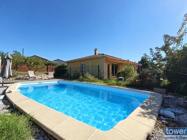 Montech - Maison 3 chambres terrain de 1000 m2 avec pisicine