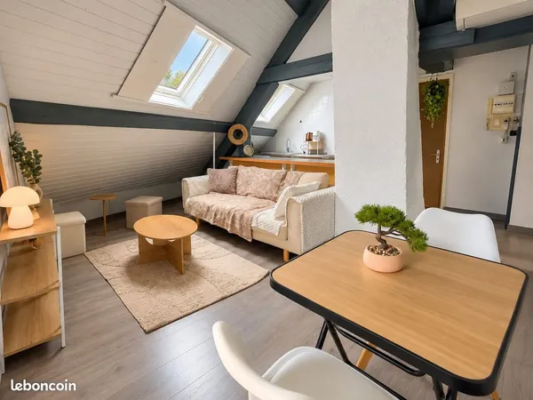 🏡 T3 MEUBLÉ - Idéal JEUNE COUPLE OU PARENT SOLO