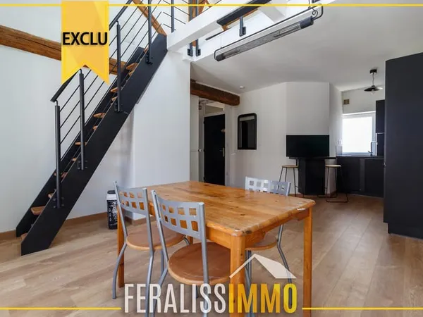 Duplex rénové avec charme en plein coeur de ville !
