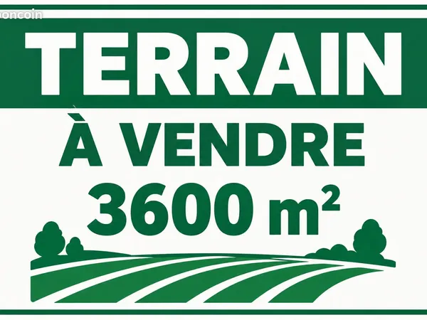 Terrain 3600m2