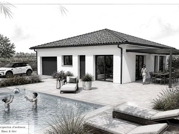 Projet de construction d'une maison 87 m² avec terrain à PERREX (01)