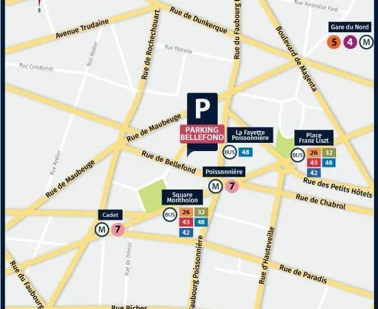 Parking paris 9
