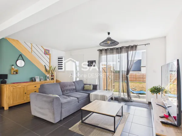 Saint-Martin-des-Champs - Maison contemporaine de 2021, 111 m², 4 chambres, vie de plain-pied