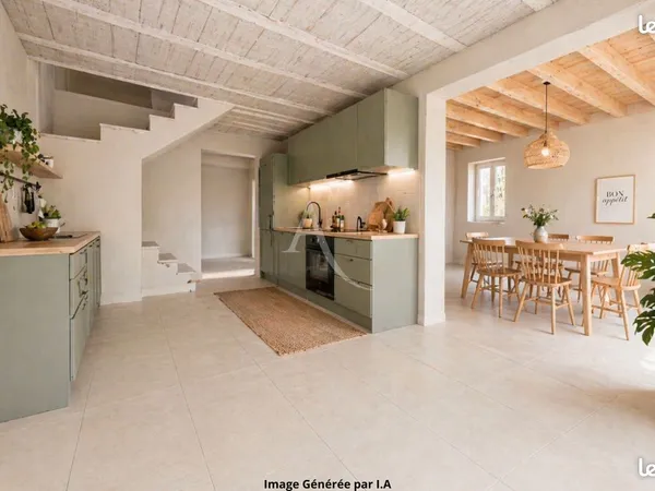 Plateau brut de 130 m² avec jardin, terrasse et carport