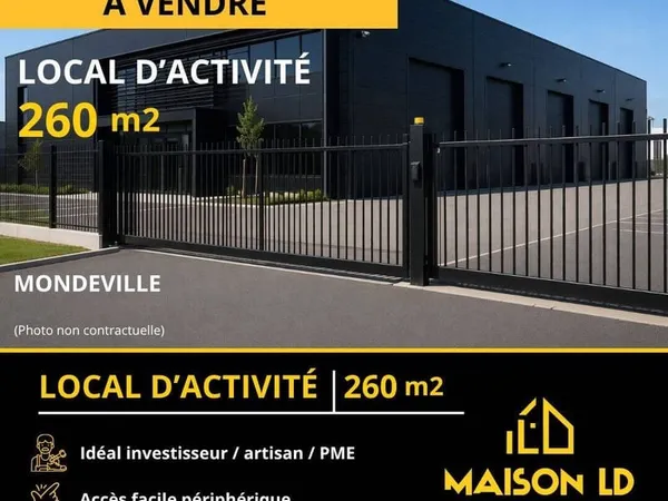 Local d'activité 260 m²