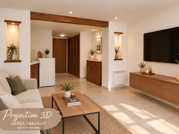 Appartement studio 20m² rez de jardin à Angervilliers