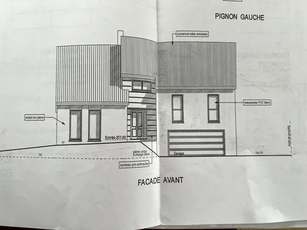 Grande maison contemporaine récente de 170m2 sur 1000m2 de terrain
