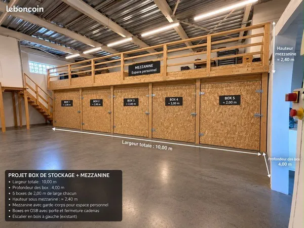 Box de stockage / garde-meuble à louer