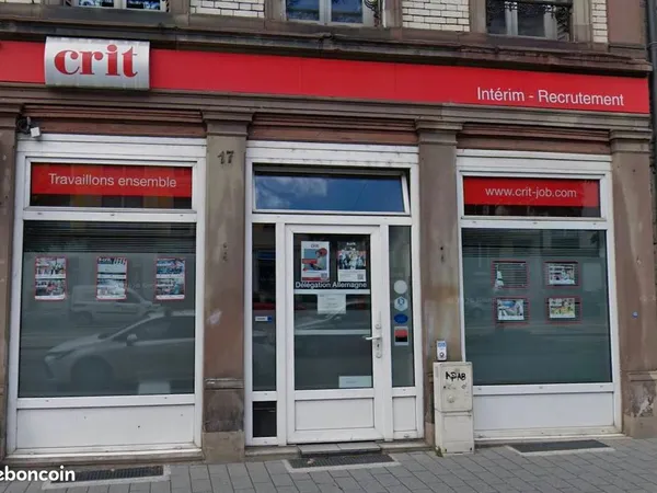 Loue Bureaux avec vitrine -100 m2- quartier gare