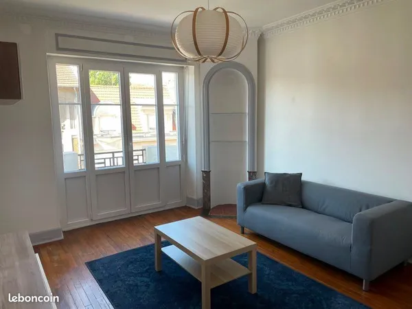 Appartement T3 Meublé - 64m² - Avec Jardin - Quartier Exelmans, Nancy - Idéal couple ou colocation
