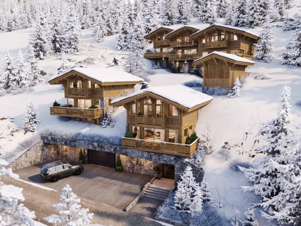 Nouvelle réalisation « Les Chalets du Mont-Chéry » aux GETS, idéalement située sur les hauteurs du M