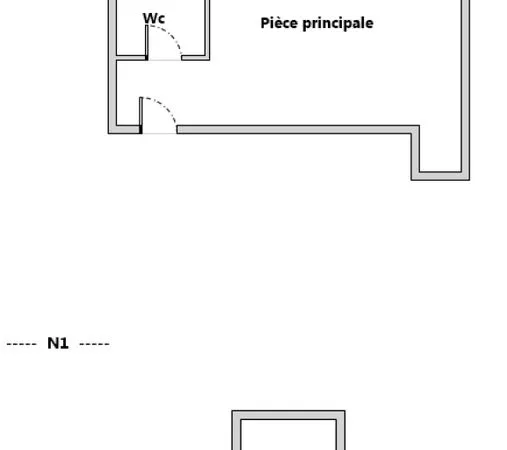 LOCATION STUDIO 15,42 M2 renové