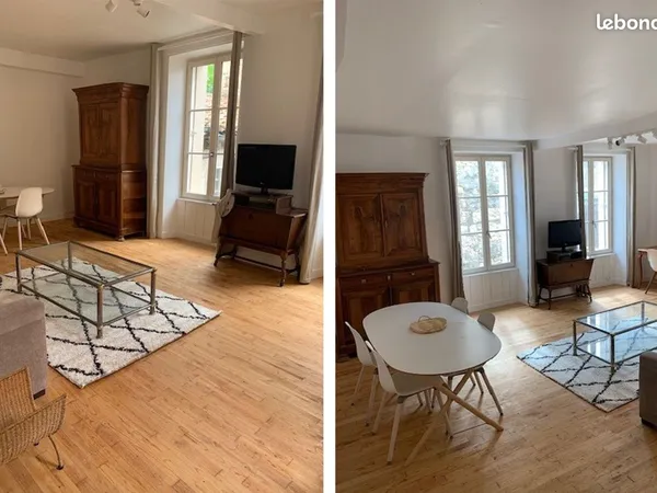 Appartement, 55 m ² niort, centre, quartier historique, 2 pièces meublé
