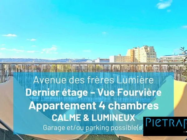 DERNIER ETAGE - Appartement T6 130 m² - Garage/parking possible