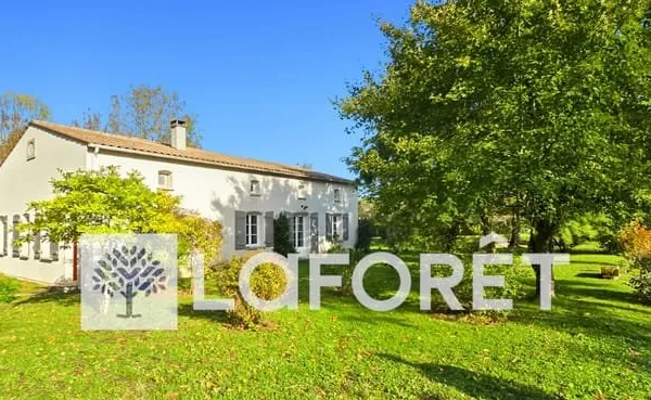 Maison spacieuse (176m²) à vendre à Saint André de Lidon (17260) entre GEMOZAC (17260) et COZES (171