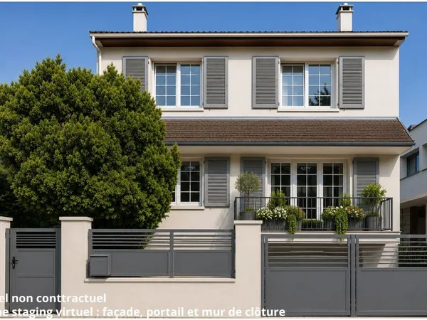 Un cadre de vie privilégié et sécurisé pour cette maison individuelle avec sous-sol total. Un plan o