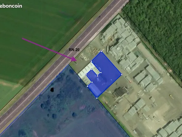 Hangar 600 m² + terrain 2 000 m² - Accès direct N20 - Étampes