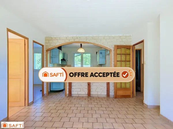 Appartement 4 pièces 60m² + loggia fermée et cave