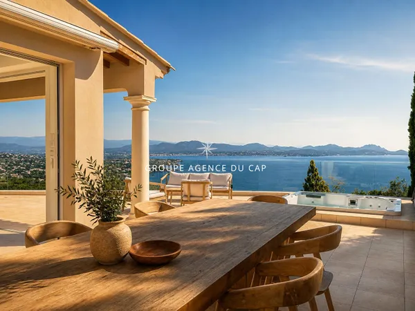 VILLA AVEC VUE MER PANORAMIQUE 6 PIECES AVEC GARAGE DE 80 M² ET PISCINE