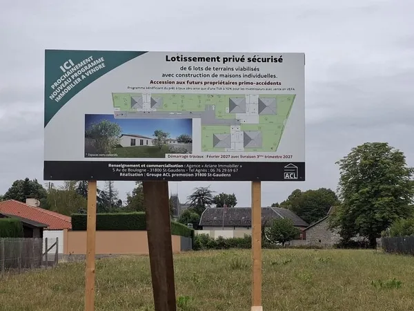 MAISON INDIVIDUELLE T4 DE PLAIN PIED SUR TERRAIN PRIVATIF AMENAG