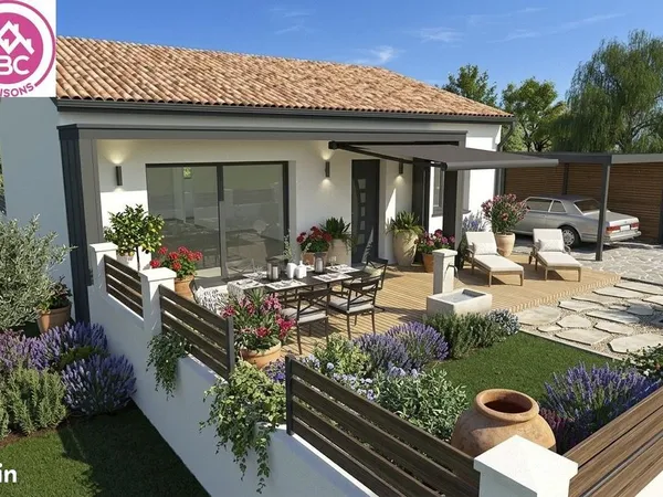 Projet de construction d'une maison 90 m² avec terrain à SAINT-VICTOR-LA-COSTE (30)