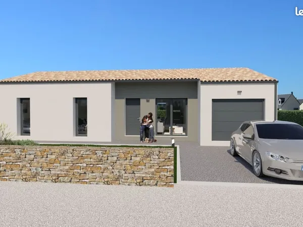 Maison de 91.72 m² sur un terrain de 500 m² à CHATELLERAULT en VIENNE (86)