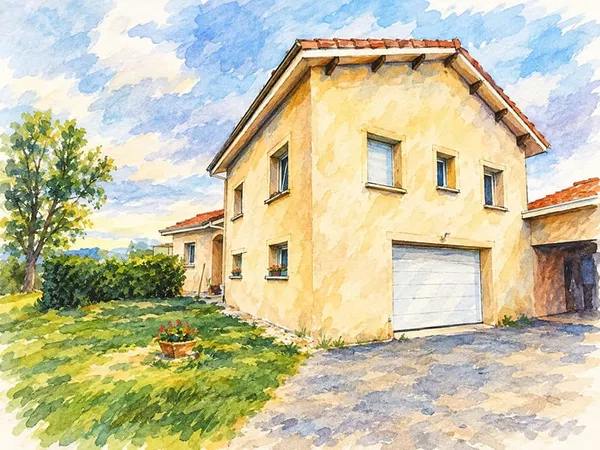 Maison Saint Romain Lachalm 6 pièces130 m2 sur 1300m² de terrain
