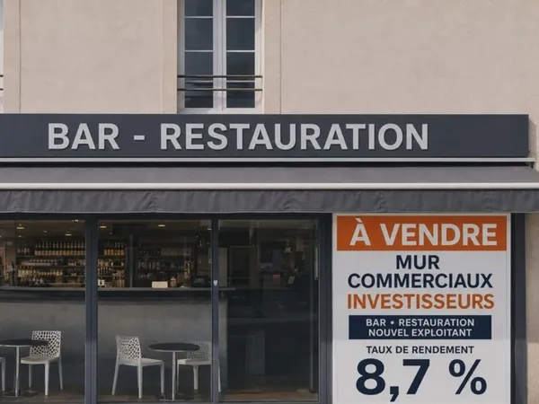 MURS COMMERCIAUX  INVESTISSEMENT LOCATIF - BAR  PETITE RESTAURATION - CENTRE-VILLE - REDON