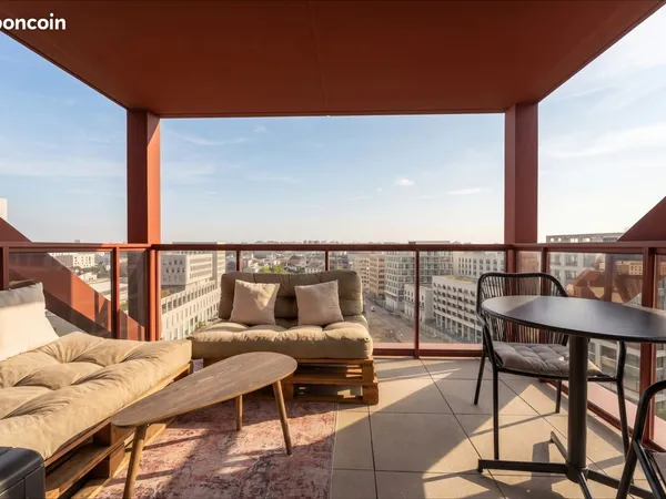 3 pièces - Résidence Neuve - Terrasse + Balcon + Parking à Ivry