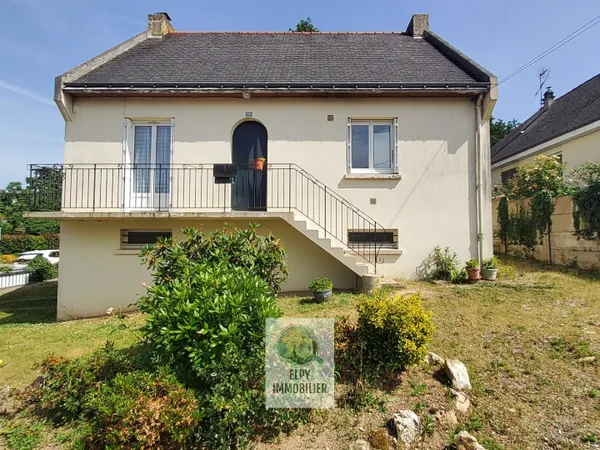 Maison sur sous-sol de 70m² - 3 pièces - 2 chambres - 970m² de terrain - SAINT-NICOLAS-DE-REDON