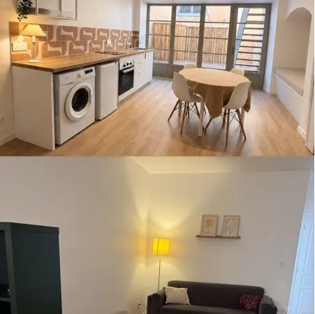 Location T2 meublé avec terrasse- hyper centre Mâcon