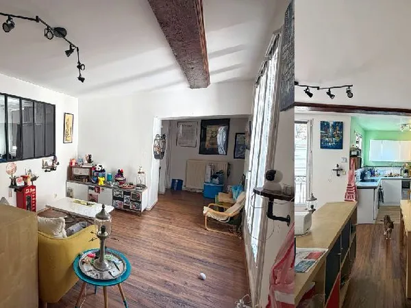T3 lumineux 63 m² rénové - Vienne proche gare - Très calme