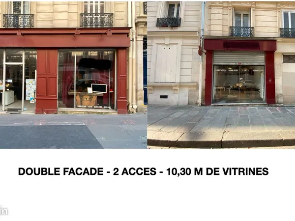 MURS LIBRES - 71 m² RDC - DOUBLE FAÇADE - PARIS 8e EUROPE
