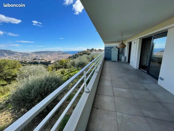 A louer meublé 3 pièces vue mer Saint Pierre de Feric, résidence neuve avec piscine + parking privat