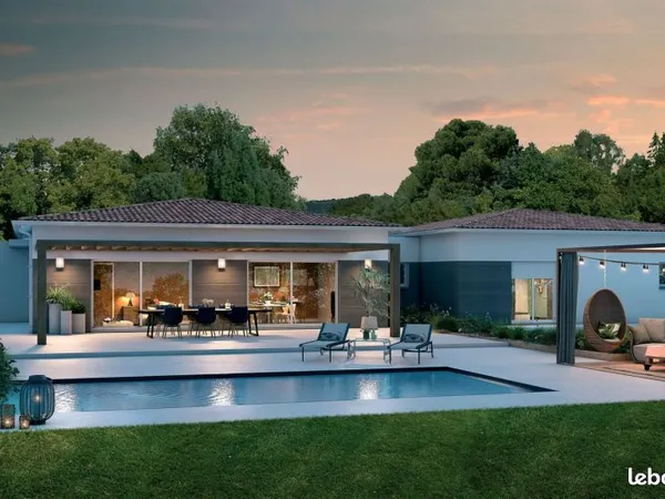 Maison contemporaine de plain-pied 110 m² avec terrain viabilisé de 605 m² à Narbonne - 3 chambres, 