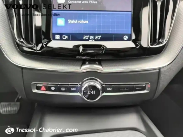 Volvo Xc60 t6 awd hybride rechargeable 253 ch+145 ch geartronic 8 plus style dark — photo 13